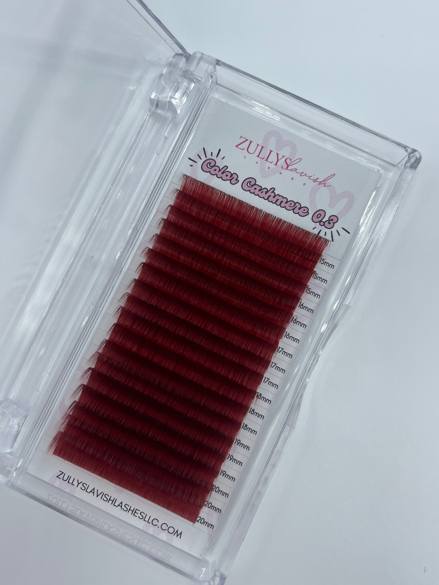 ♡ Colored lashes 0.03 ♡