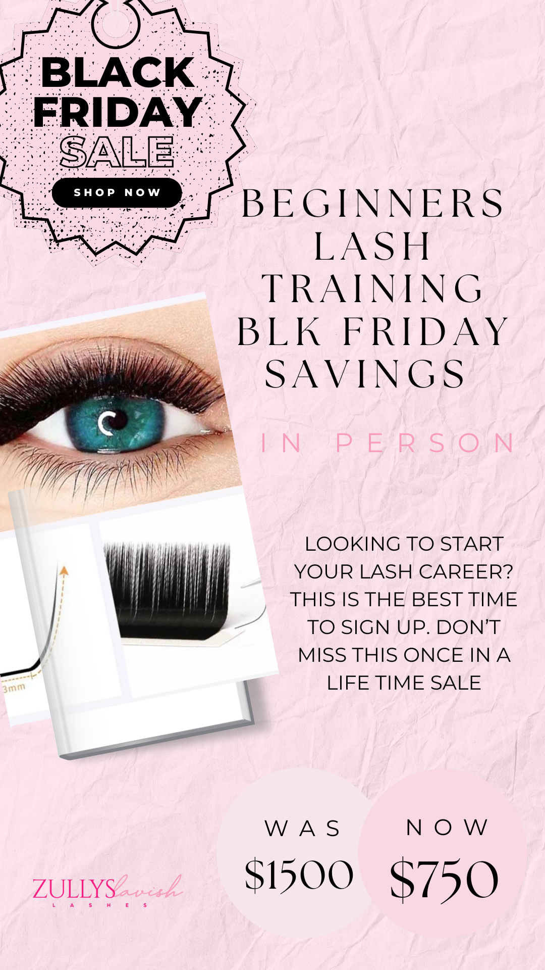 Beginner lash training (IN PERSON)