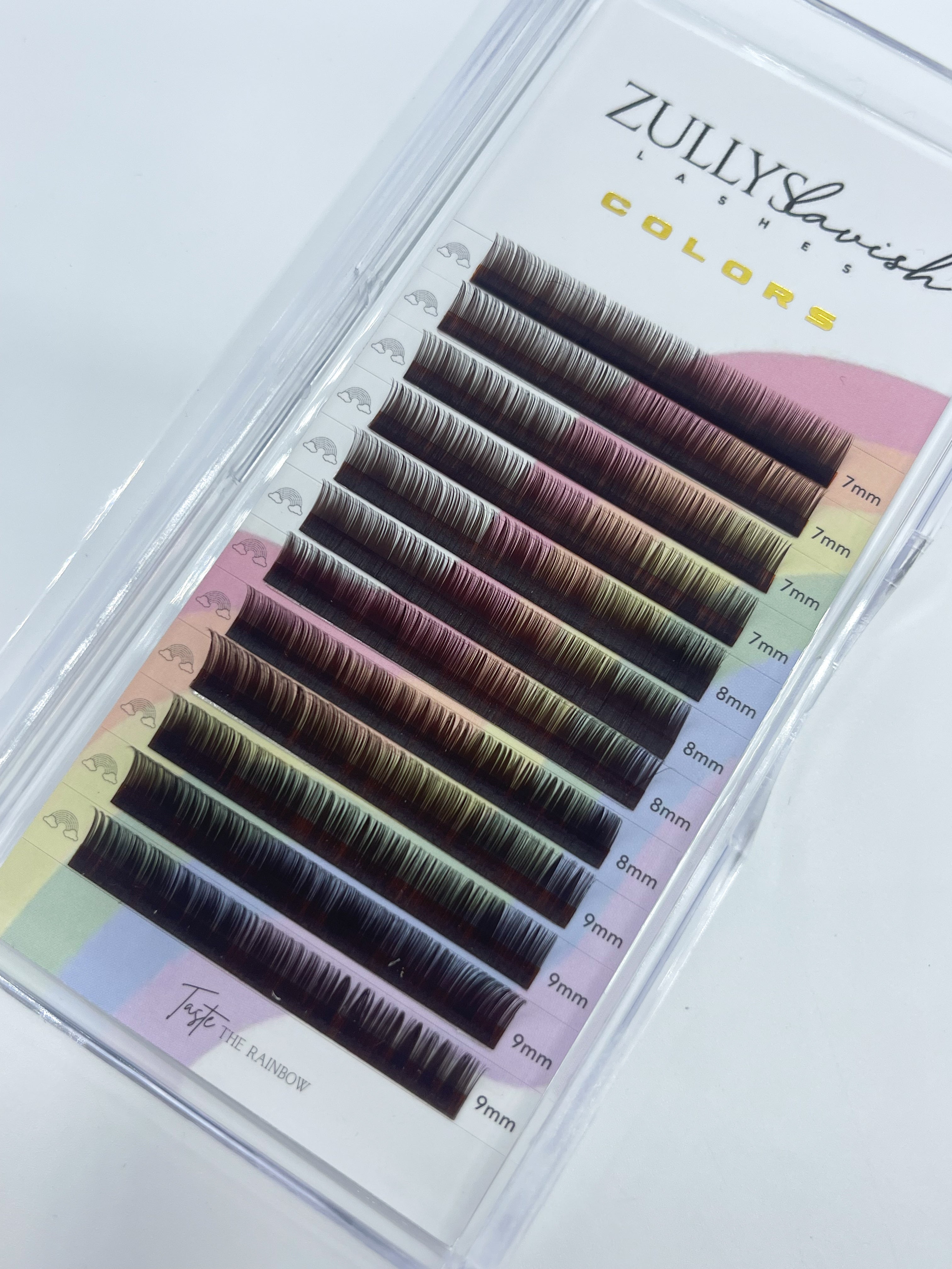 ♡ Brown bottom lashes (0.5) ♡